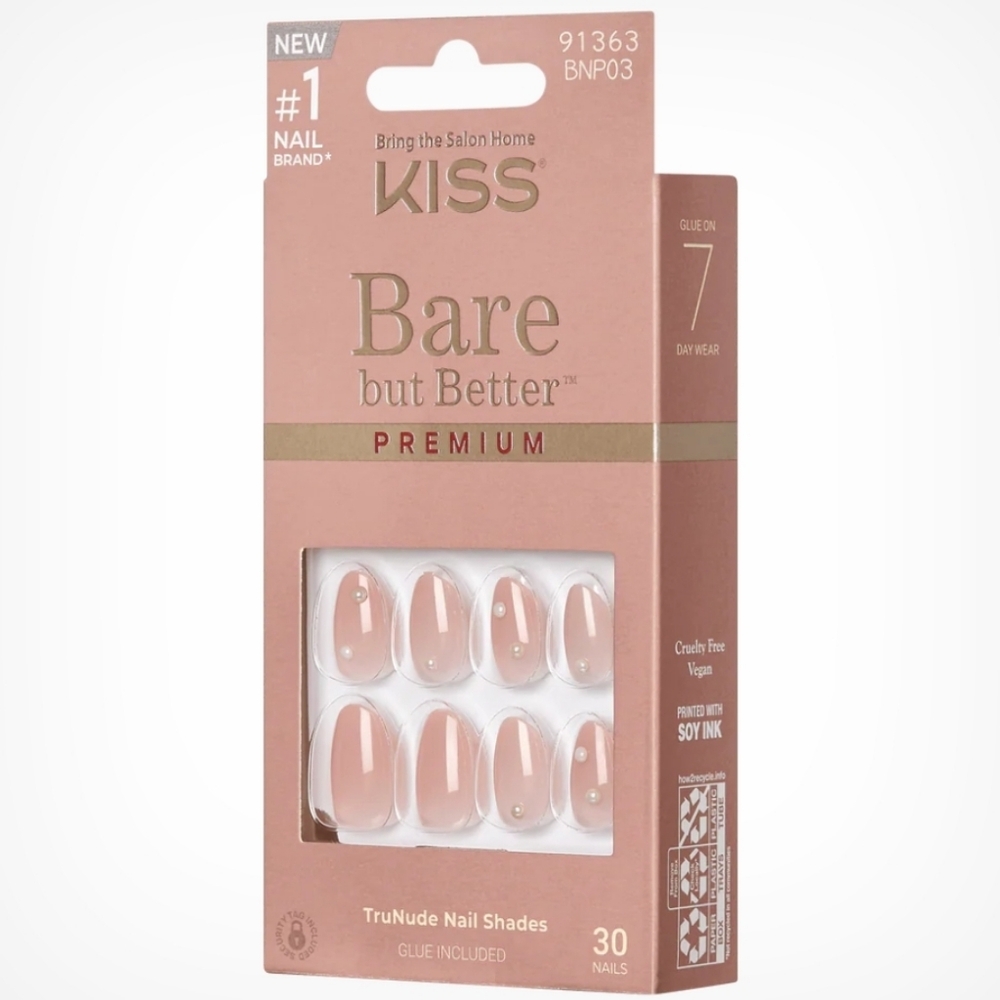 2-KISS Bare but Better Premium Nails